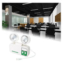 Lampara De Emergencia Theck Doble Foco Recargable Automatica Blanco