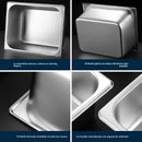 X2 Contenedor Cambro Deposito Gastronómico 32x17.5x9cm 1*3