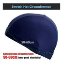 Gorro Natación Unisex Naylon Licra Piscina Baño Adulto Niño Color Negro