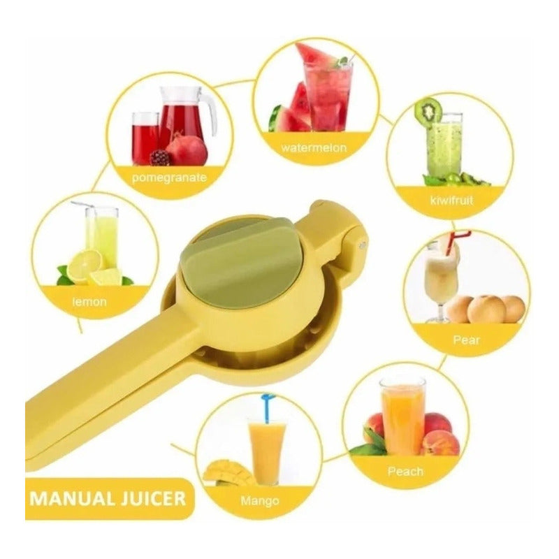 Exprimidor Manual De Limón Doble Mango Prensa Cocina