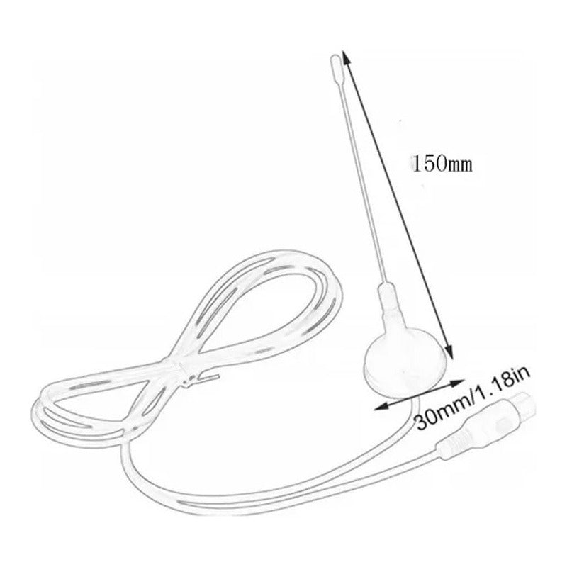 Antena Hd Tv Digital Tvd Coaxial Delgada