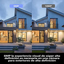 Cámara Wifi Exterior Doble Lente 6mp Ptz Ip66 Bluetooth 3k Blanco