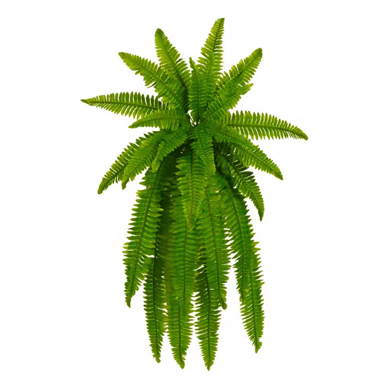 Helecho Colgante Flor Artificial Vara Frondosa Colgante