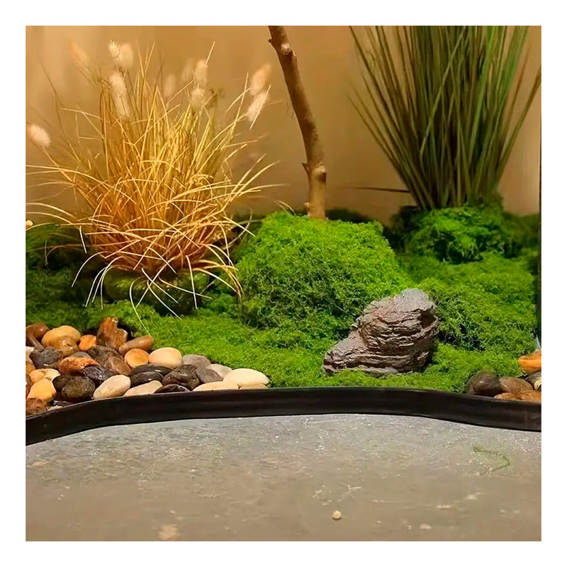 Musgo Artificial De Plantas Verde Musgo Sintético 1mt X 1mt