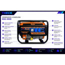Generador Eléctrico Theck K10822 Gasolina 3.65kva 230v