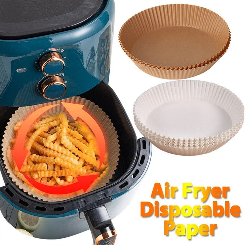 Forros Desechables Antiadherente Freidora 100 Pcs Air Fryer