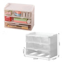 Caja Organizadora De Escritorio Con Cajones Para Papelería
