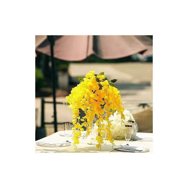 Pack De 12 Colgantes De Flores Artificiales Guirnaldas
