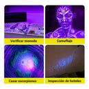 Linterna Uv Recargable Lámpara Ultravioleta  Billetes Falsos