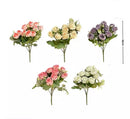 Pack Ramo De Rosas Artificiales Para Decoraciones