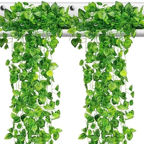 Planta Artificial Enredadera 12 Tiras 210cm Decoración